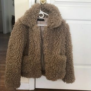 Faux fur , Zara jacket